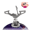 BRS Portable Mini Camping Titanium Stove Outdoor Gas Cooking Stove Survival Furnace Stove Pocket Picnic Cooking Gas Burner Brs-3000T