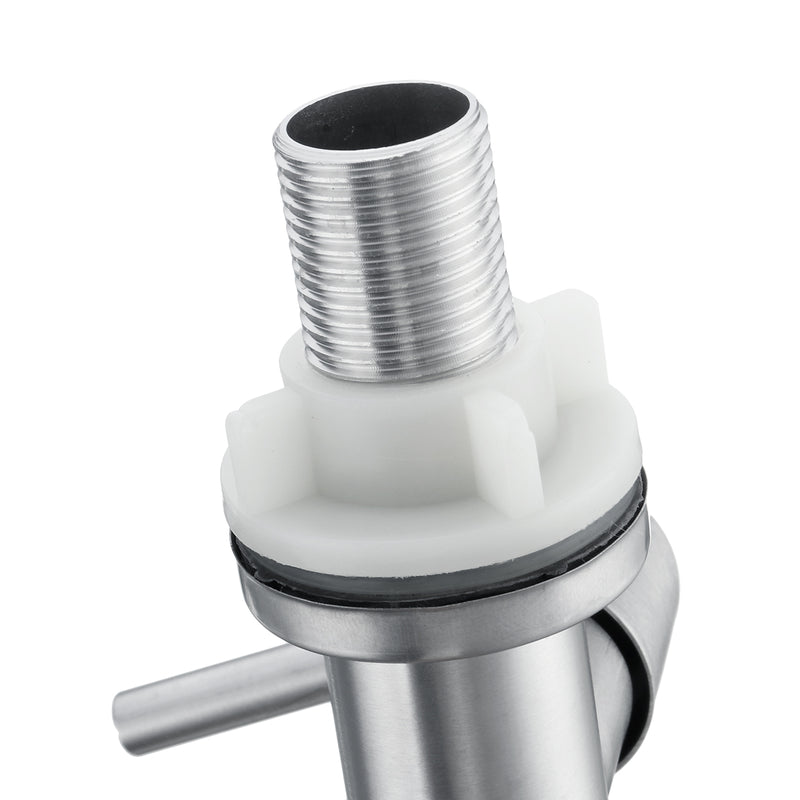 32x13.5cm Stainless Steel Kitchen Sink Faucet Single Lever Cold Water Tap Silver Faucet