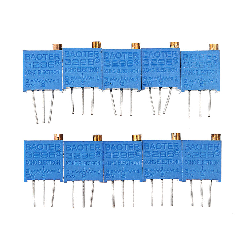 10pcs 3296W 50 ohm Trimpot Trimmer Potentiometer
