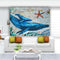 Marine Animal Nordic Style Tapestry Wall Hanging Beach Towel Art Carpet Decorative Tapestry