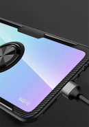 For Xiaomi Redmi Note 8 Case Bakeey 360 Adjustable Ring Holder Anti-slip Shockproof Transparent TPU Protective Case