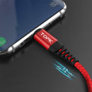 TOPK 2.4A Type C Fast Charging Data Cable 3.28ft/1m for Xiaomi Mi A2 Pocophone F1 Nokia X6