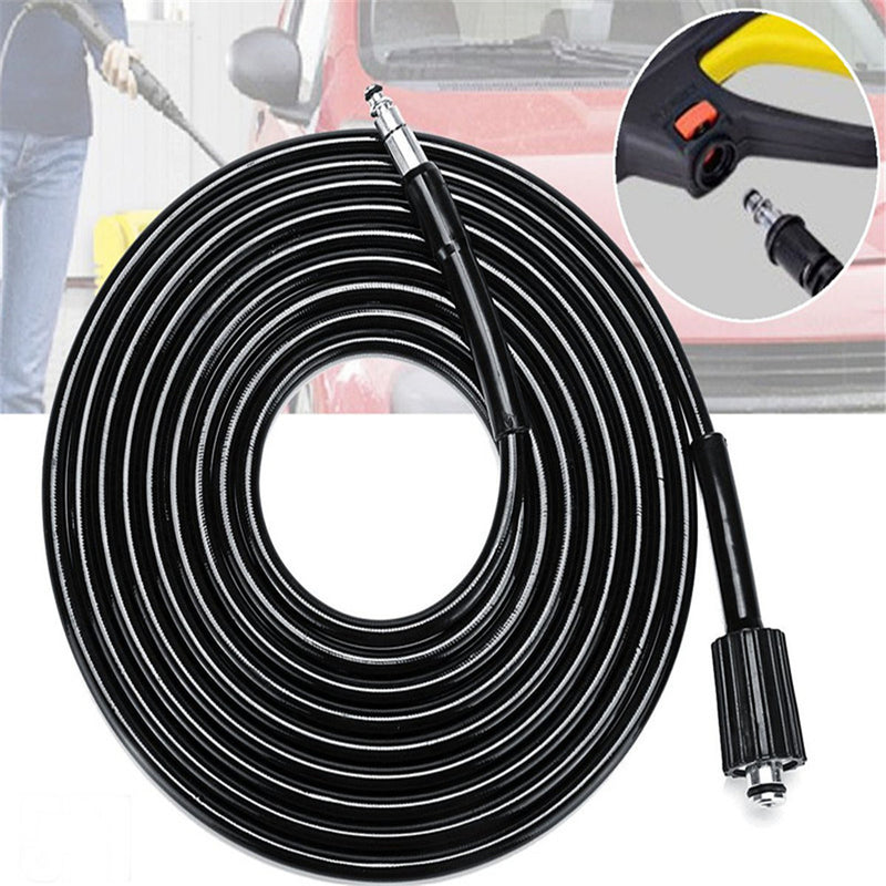 5M High Pressure Washer Hose PVC Steel Wire Replacement Tube For Black and Decker PW1500