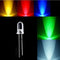 10pcs 5mm 3000-6000mcd LED Bright Decoration Torch Toy Light White