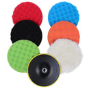 7Pcs Sponge Polishing Waxing Buffing Pads Kit Set Compound For Auto CarÃ¯Â¼Ë†7 i B5W6
