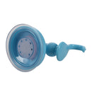 1x blue kitchen bathroom plastic towel wipes clothes kitchen utensils sucke K3L4