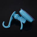 1x blue kitchen bathroom plastic towel wipes clothes kitchen utensils sucke K3L4