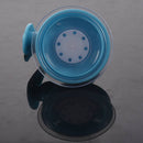 1x blue kitchen bathroom plastic towel wipes clothes kitchen utensils sucke K3L4