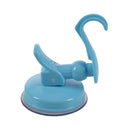 1x blue kitchen bathroom plastic towel wipes clothes kitchen utensils sucke K3L4