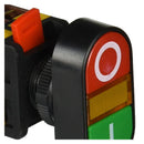 AC 600V 10A ON OFF ON AND OFF Momentary Push Button Switch with 220V Neon L