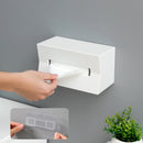 Wall Moundted Tissue Box Holder Napkin Cover Kitchen Bathroom Home