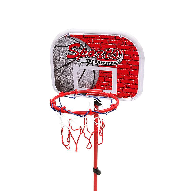 55cm-150cm Mini Adjustable Portable Basketball Hoop Net Pump Outdoor Indoor Stand