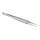 Grey Straight Head Titanium Alloy Tweezers Professional Maintenance Tools 0.15mm Edge Precision