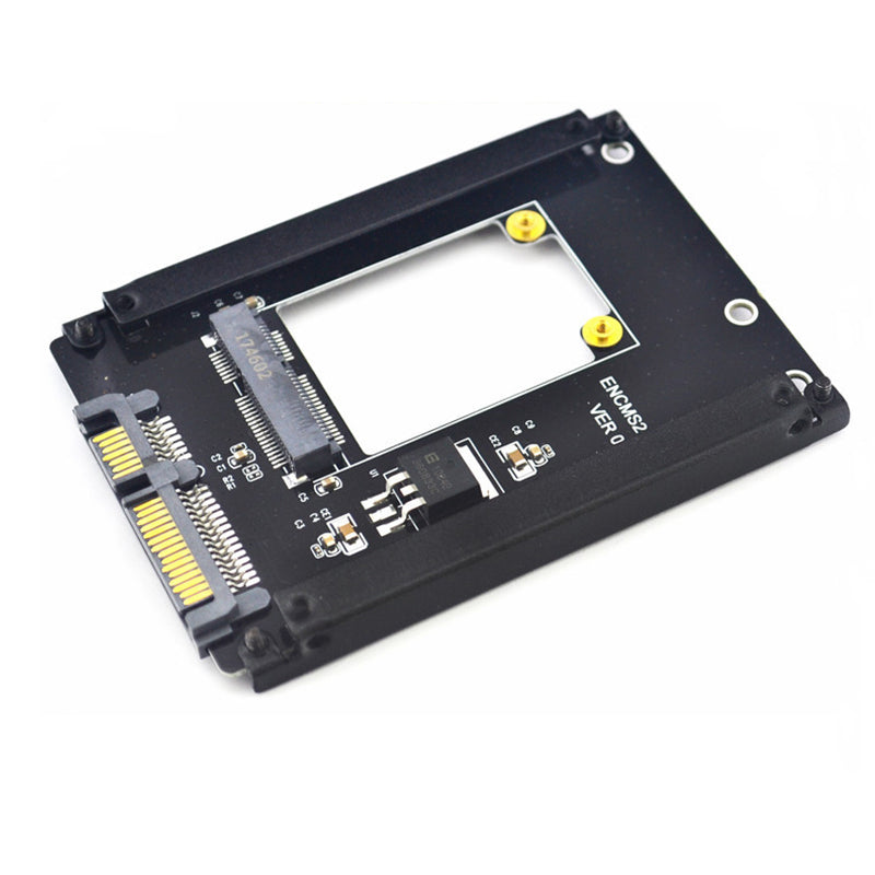 ITHOO MSATA1S-N01 MSATA to SATA 3.0 SSD PCI-E Expansion Card 6Gbps for Desktop Computer