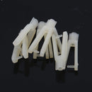 6pcs 2mm Dia Push Rod RC Plane Boat Car Rudder Servo Nylon Clevis Clip Whit N8R4