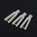6pcs 2mm Dia Push Rod RC Plane Boat Car Rudder Servo Nylon Clevis Clip Whit N8R4