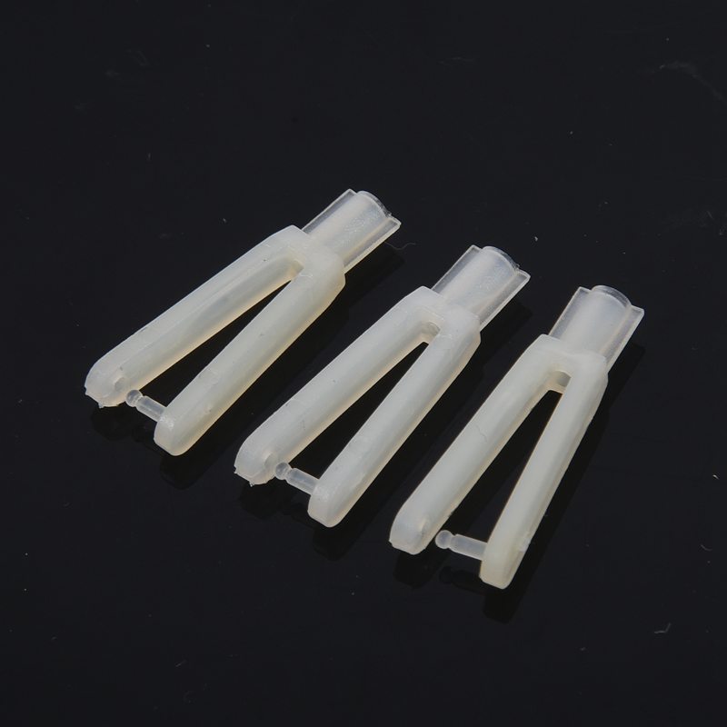 6pcs 2mm Dia Push Rod RC Plane Boat Car Rudder Servo Nylon Clevis Clip Whit N8R4