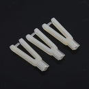 6pcs 2mm Dia Push Rod RC Plane Boat Car Rudder Servo Nylon Clevis Clip Whit N8R4