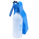 350ml Pet Dog Cat Plastic Water Dispenser Food Dish Feeder Blue+White R3N6