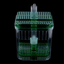 Plastic Square Fish Tank Aquarium Filter Bottom Box Transparent Green