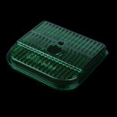 Plastic Square Fish Tank Aquarium Filter Bottom Box Transparent Green