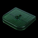 Plastic Square Fish Tank Aquarium Filter Bottom Box Transparent Green