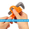 25-35CM Heavy Pipe Wrench Round Tongs Clamp Mounting Clamp Pipe Wrench Hardware Tools Pipe Tongs