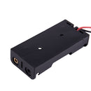 7Pcs Black Red 2-Wire Cable Connectors 2x AAA Battery Box Case Holder F9U1