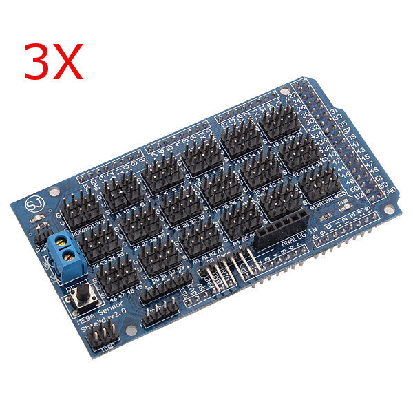 3Pcs MEGA Sensor Shield V2.0 Expansion Board For  ATMEGA 2560 R3