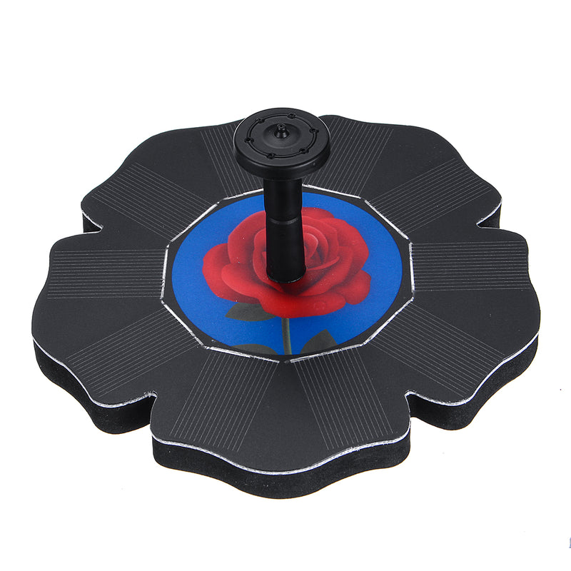 Solar Powered Floating Bird Bath Water Panel Fountain Pump Garden Pond Pool