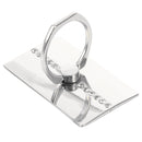 360 Rotation Finger Grip Ring Holder Stand for Universal Mobile Phone silve X5A1