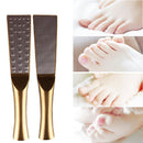 Titanium Two Sided Exfoliating Foot Grinder Stainless Steel Foot File Foot Care Tool