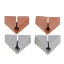 Bakeey 4PCS Trigonal Earphone USB Cable Cord Winder Wrap Desktop Cable Organizer Wire Management Holder