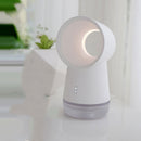 2 IN 1 300ML Mini Spray Humidifier & Desktop Fan Protable USB Night Light Cool Mist Humidifier Essential Oil Diffuser for Home Office