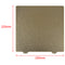 Gold 220x220mm Double Texture PEI Sheet Powder Steel Plate with 6 Magnetic Block for 3D Printer
