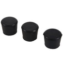 Rubber Furniture Crutch Feet Stool Chair Leg Tip Pad 12Pcs Black C8D2