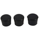 Rubber Furniture Crutch Feet Stool Chair Leg Tip Pad 12Pcs Black C8D2