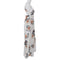 Women's New Fashion Summer Floral Print Halter Chiffon Long Dress Backless  P8D2