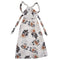 Women's New Fashion Summer Floral Print Halter Chiffon Long Dress Backless  P8D2