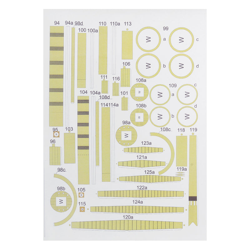 1:100 Scale English Galleon Golden Hind Ship Sir Francis Drake Paper Model Kit Education Toys