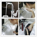 Flexible Chrome Brass Swivel Wash Water Spout Kitchen Sink Single Lever Faucet Mixer Tap