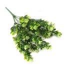 1 Bunch 7 Heads Lifelike Artificial Plant Flower Green Grass Garden Home De W3M5