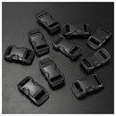 10x 10mm Plastic Side Quick Release Buckles For Webbing Bag Strap Clips 3/8 G3U6