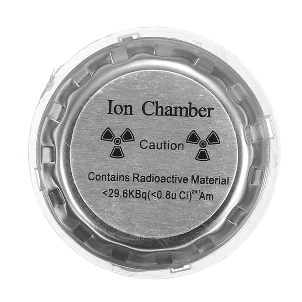 Ion Chamber Metal Geiger Counter Check Fire Alarm Security System Source Smoke Tester Sensor