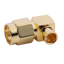 20x SMA male plug right angle 90 deg Semi Rigid cable RG402.141 inch RF Con