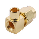 20x SMA male plug right angle 90 deg Semi Rigid cable RG402.141 inch RF Con