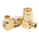 20x SMA male plug right angle 90 deg Semi Rigid cable RG402.141 inch RF Con