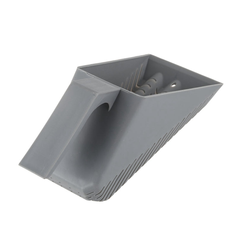 Aquarium Fish Tank Gravel Sand Scoop Shovel Scraper Cleaning Pan Gray