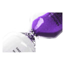 1 Purple Glass + Sand 3 minute tick time Hourglass With packaging 10 * 4.3c