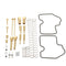 Carburetors Carb Rebuild Kit AT07422 For Kawasaki Prairie 650 700 Brute Force 650